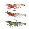 1/3/6 шт. Рыболовные приманки Креветки Приманки с крючком Реалистичный вид Яркий цвет Пресная вода Морская вода