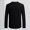 LUOZ Men's Wool Blend Round Neck Sweater