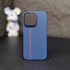 iPhone 15 Pro Нескользящий Ультратонкий Жесткий Чехол с Рисунком из Кевлара и Углеродного Волокна
