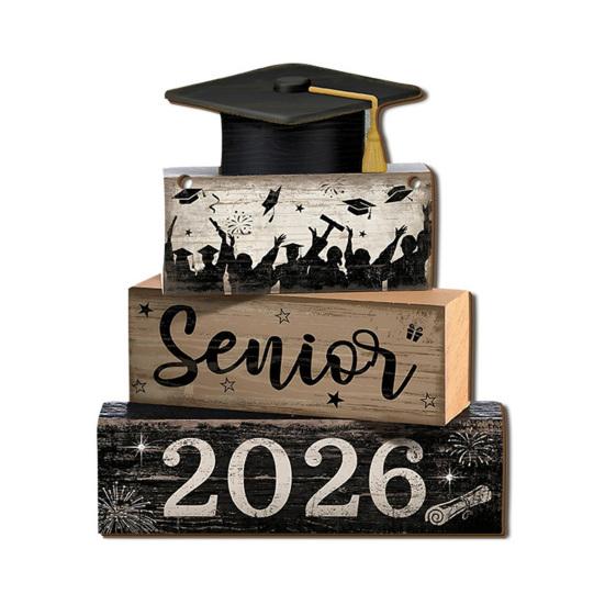 Надпись на дверь для выпускного 2026, Поздравляем выпускника, Декоративная табличка на крыльцо, Деревянная настенная табличка для фотозоны, Принадлежности для вечеринки по случаю выпускного