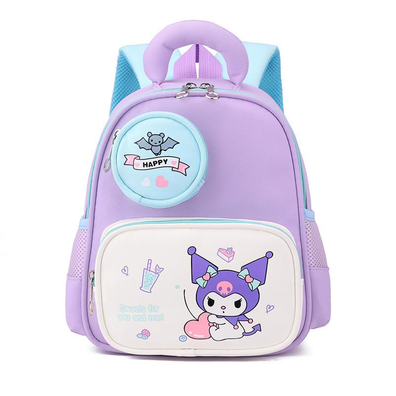 Melody Kuromi Spider Man Kids School Backpack With Breathable Oxford Fabric