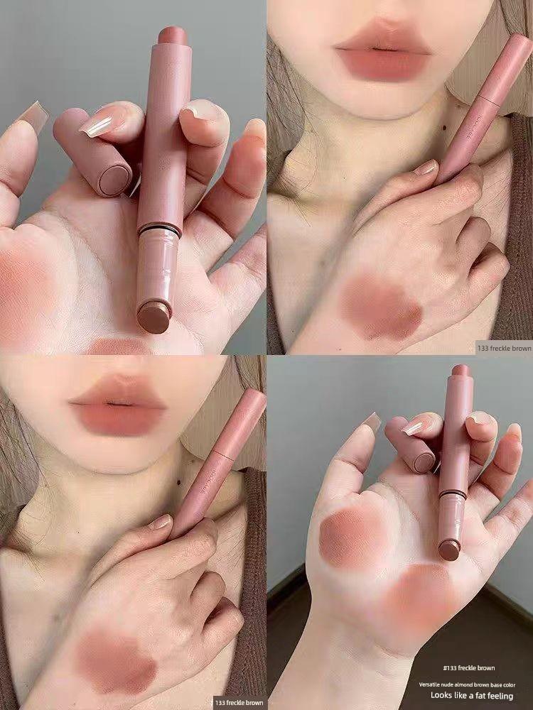 Joocyee New Product Powder Mist Lipstick Pen Matte Finish # 100 Autumn and Winter Retro Vintage Style for Student Girls That Enhance Complexion.