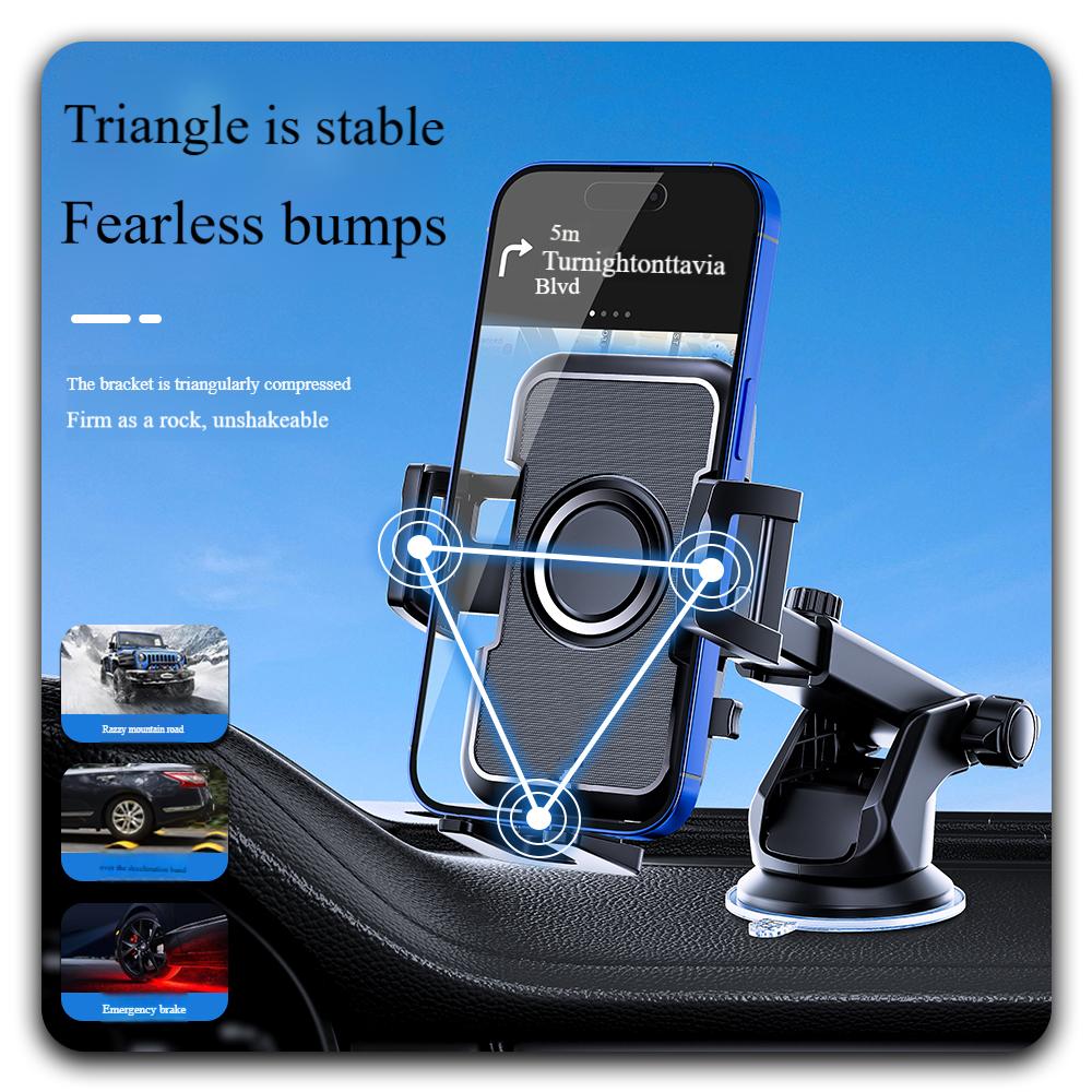 Trending Product Auto Suction Cup Mount Cell Phone Holder Cellphone Stand Dashboard Gooseneck Mobile Phone Holder for Car