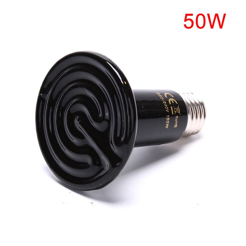 Pet Reptile Far Infrared Ceramic Heating Lamp Heat Emitter Light Bulb
