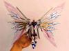 HG 1/144 Mighty Strike Freedom Gundam Wings of Light 3D Effect Figure (Clear) + Action Base [Parallel Import]