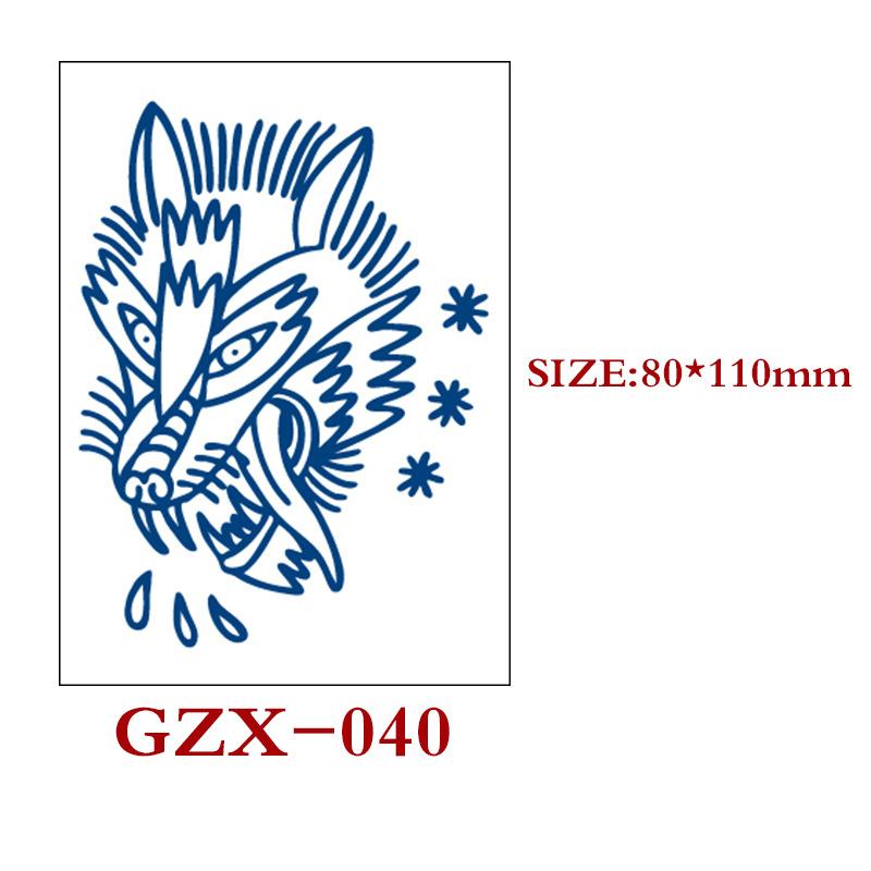 Травяная полуперманентная наклейка-тату, Полуперманентная наклейка-тату, Водостойкая, Потостойкая татуировка