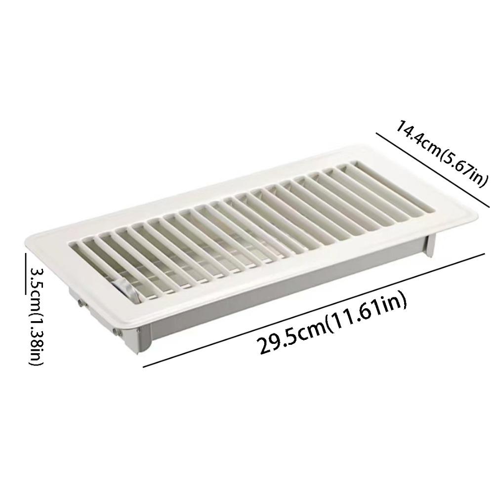 Carbon Steel Floor Register High Efficiency Air Vent Covers 2-Pack Floor Vent Covers  Home Floor