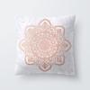 Luxurious Pillow Case Rose Gold Geometric Pineapple Glitter Cushion Cover For Stylish Home Decor
