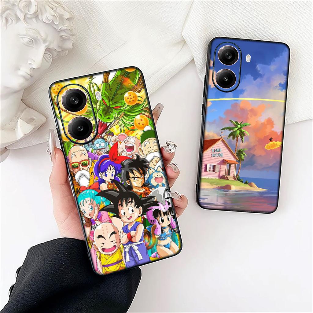Обои Krillin Dragon Gokus Ball Чехол для телефона для Apple iPhone 16 17 Air 14 15 Pro Max Plus 16+ 16E 14+ ProMax Защитный чехол