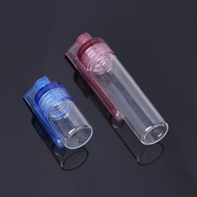 1Pc Portable Glass Snuff Bottles Waterproof Pill Case Sealed Pill Container