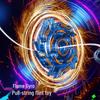 Luminous Gyro Toy: Pull-String Stone Spark Battle Fun