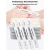 100Pcs Wooden Nail File Professional Sanding Buffer Files 100/180/240 Double Side For Salon Manicure Pedicure UV Gel Tips Tools