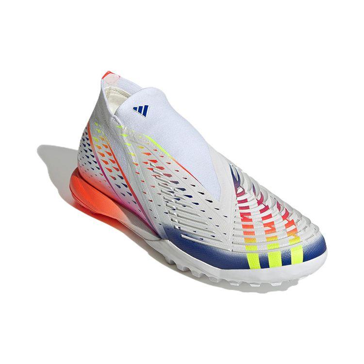 Adidas Predator Edge.1 TF Al Rihla Pack — белые мужские кроссовки Cloud-White Solar-Yellow Power-Blue GZ6101