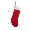 With Fluff Knitted Christmas Stocking Large Size Christmas Tree Ornaments  Family