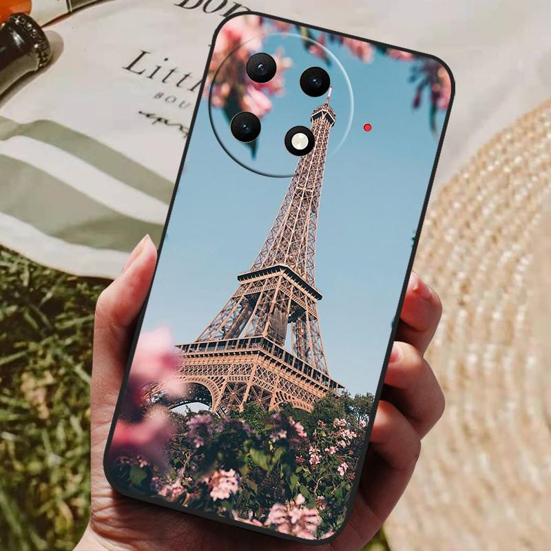 Для чехла Tecno Camon 30S Pro Мягкая силиконовая крышка Черный бампер ТПУ Для чехла Tecno Camon 30 4G / 30S 30 Pro 5G Чехол Funda Чехлы для телефонов