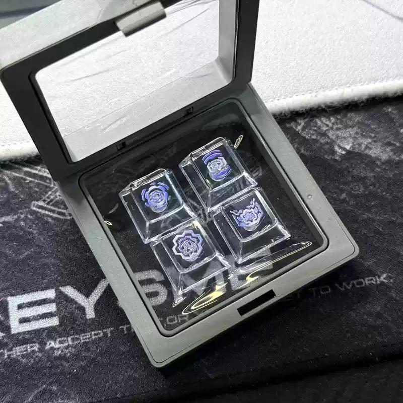 Keycaps Навыки Valorant Механическая Клавиатура Прозрачные Профиль Cherry Кастомные Аниме Keycaps Игровая Клавиатура для ПК Подарок Коллекционные