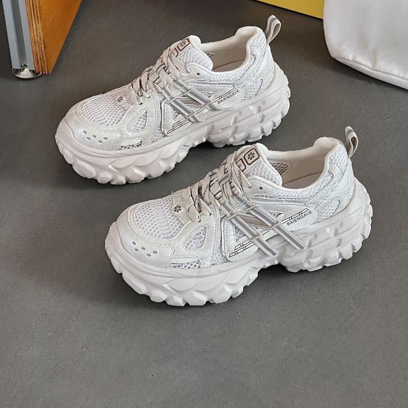 Thick-soled mesh dad shoes women's new summer retro tires are low and not tired of versatile trendy shoes
