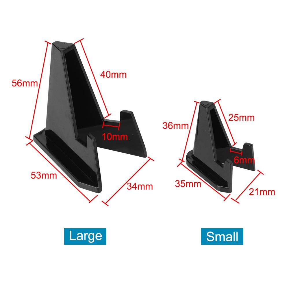 Мини-подставка для монет, мольберт, 10 шт., S/L, акриловые подставки, стойка для хранения монет, полка для медалей