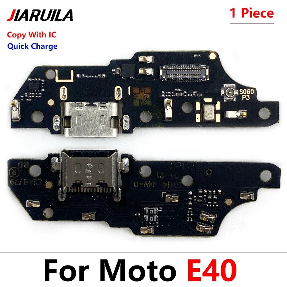 USB-порт для зарядки, гибкий разъем, детали для Moto G22 G71 E20 E40 G41 G60 G60S G51 5G G Stylus 2021 Power Edge 20 Lite