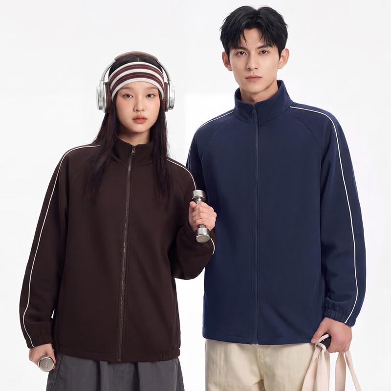 JEEP Men's Stand-Collar Casual Zip-Up Jacket