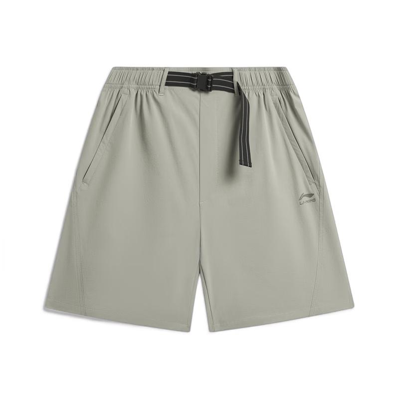 Li-Ning Мужские спортивные шорты с отражающими элементами, быстросохнущие, с защитой от УФ-излучения