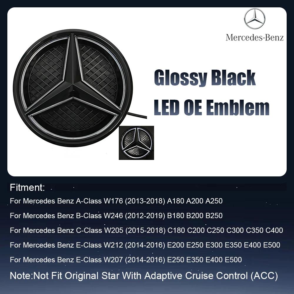 1 шт. Эмблемы-звезды на переднюю решетку для Mercedes Benz W176 W205A B C E S R SL ML GL GLA GLK-Class