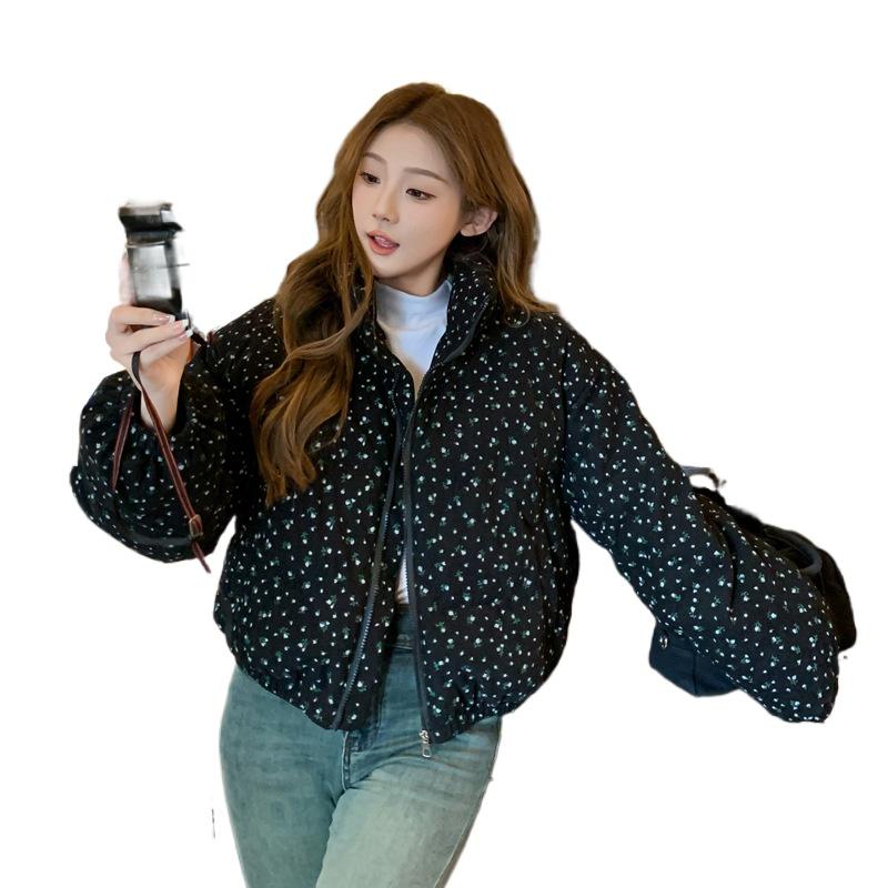 Padded Jacket Female Winter Student Short Small Thickened Loose Padded Jacket