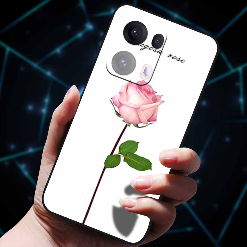 3D Цветочный тисненый чехол для OPPO Reno 13 Reno13 Pro 13F 5G, чехол из мягкого силикона для OPPO Reno13 Pro, задняя крышка