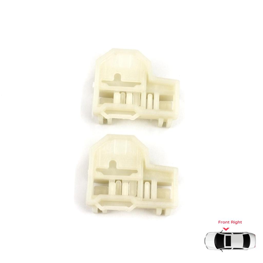 V1BWR47 Window Regulator Guide Clips Front Right for Pontiac Grand Am Sunfire Oldsmobile Alero Cutlass Chevrolet Cavalier Malibu
