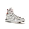Pokemon x Converse Chuck Taylor All Star High Кроссовки Унисекс Белый Черный Университетский Красный A01651C