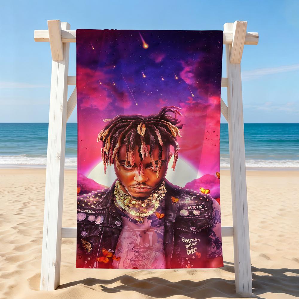 American rapper J-Juice-W-WRLD Towel Drying Bath Towel Applicable To Light Swimming Camping Yoga Beach Out