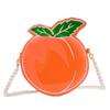 Shaped Children Peach Shoulder Bag Simulation Pearl Chain Casual Bag Crossbody