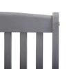 Folding Garden Chairs 2 pcs with Seat Cushions Solid Acacia Wood