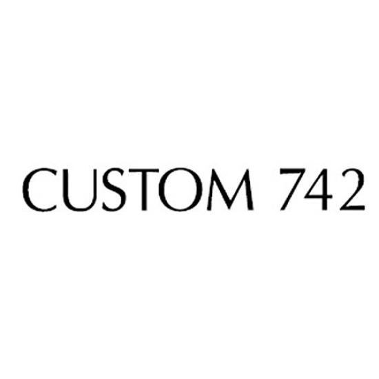 Перьевая ручка Custom 742, мягкий тон, среднее тонкое перо FKK2000RBSFM (СФМ) [черная ось]