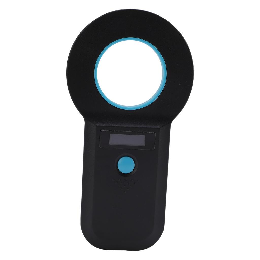 Pet Microchip Scanner Portable Double Frequency USB 15 Digits Pet Microchip Reader Supports for EMID for FDX B Black
