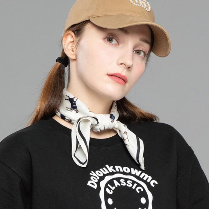 DOYOUKNOWMC ALL SEASON Mini Mal Ivory Petite Scarf