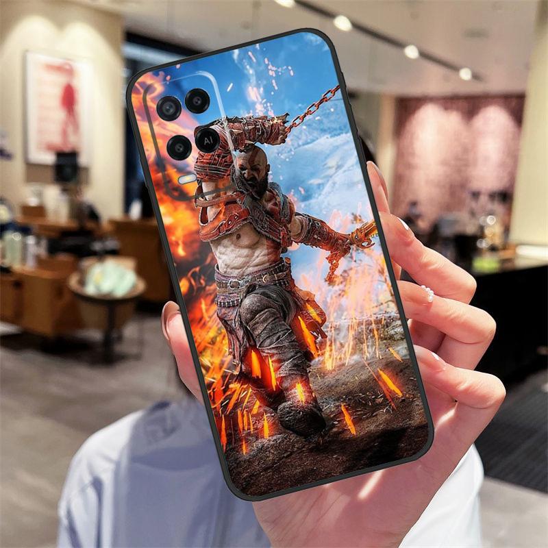 Чехол God Of War для OPPO Find X5 Pro X3 Lite A15 A16 A52 A72 A5 A9 A31 A53 A83 A93 A94 A74 A54, чехол