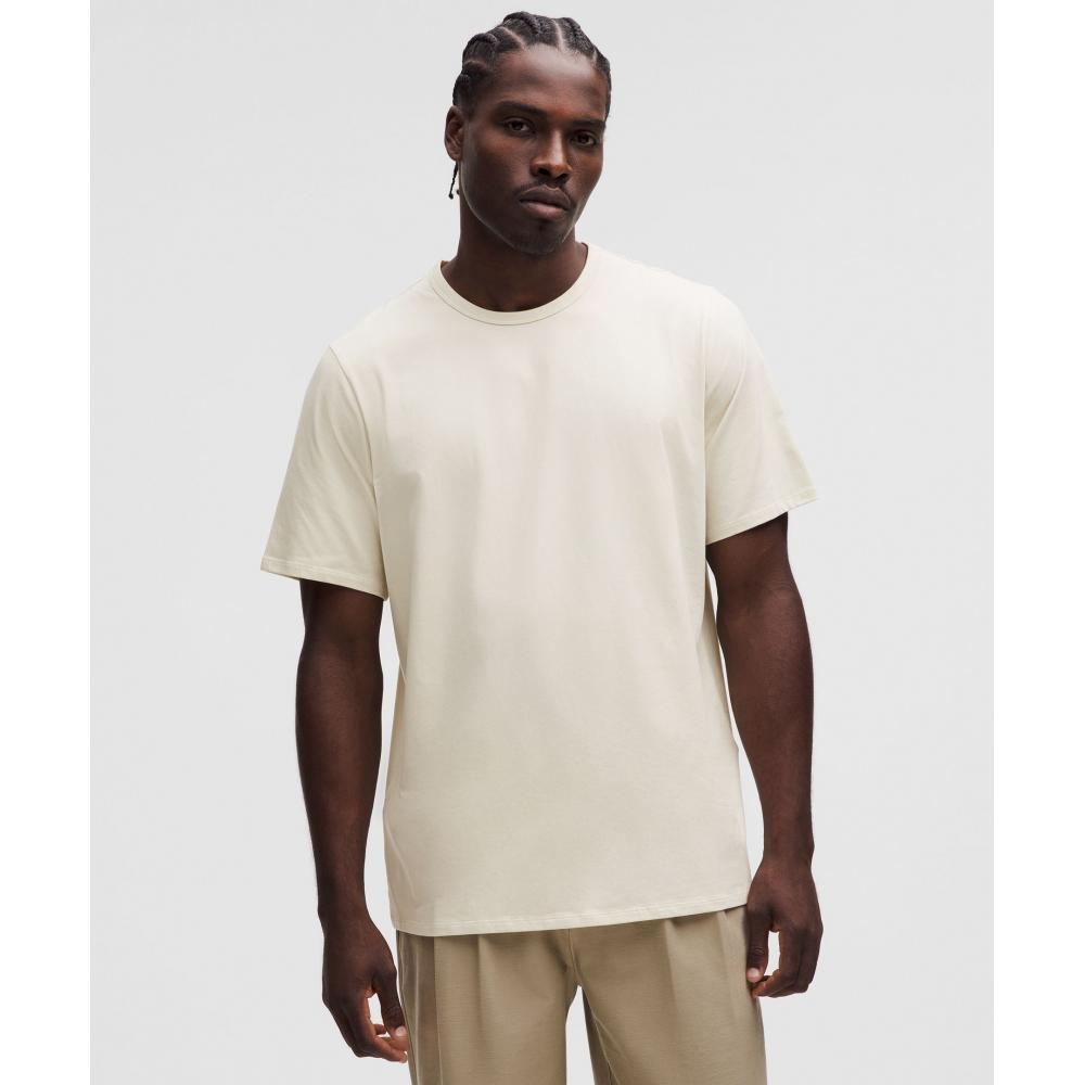 Lululemon Organic CoTTon Classic FiT T shirT lighT Ivory