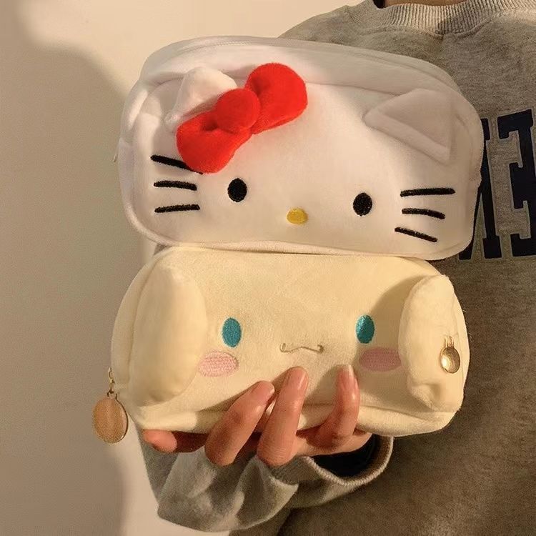 Hello Kitty Pochacco Plush Storage Bag With High Capacity For School And Home Organization