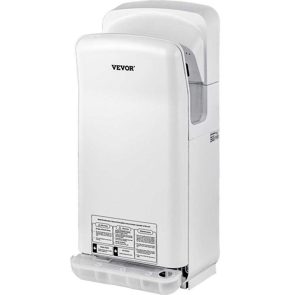 Jet Hand Dryer, Premium Electric Commercial Blade Hand Dryer, ABS Air Dryer Hand with HEPA Filtration Wall Mount Hand Dryer, 2000W 220V Vertical Hand