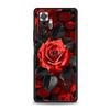 Красивый чехол для телефона с красной розой и цветами для Xiaomi Redmi Note 13 12 5G 9S 9 8 10 11 Pro 4G 9T 13C 12C 10C 9C 9A 7 Pro, мягкий чехол
