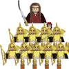 Детские игрушки Классический фильм Властелин Колец Фигурки Действия Строительные Блоки Легион Орков Эльфийский Рыцарь Гном Злодей Киноперсонаж Кубики