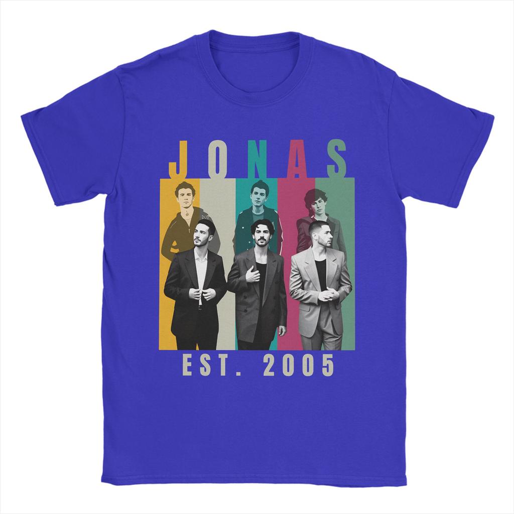Jonas Brothers Tour TShirt Summer Harajuku T Shirts Pure Cotton ONeck Plus Size 5XL Top Tees Short Sleeve Aesthetic Tshirt