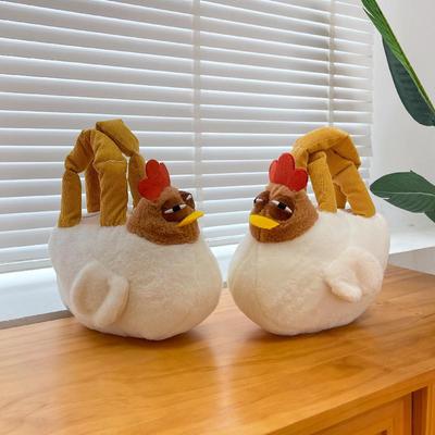 Милая плюшевая сумка через плечо в виде курицы-кукушки - Мультяшная кукла для девочек