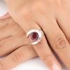 Родолит Драгоценный камень 925 Стерлинговое серебро Ювелирные изделия Ручной работы Кольцо для женщин Идея для подарка RR-68-11