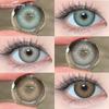 1 пара цветных контактных линз для глаз HOLLAND Collection Natural Lens Korean Softlens Yearly Cosmetic