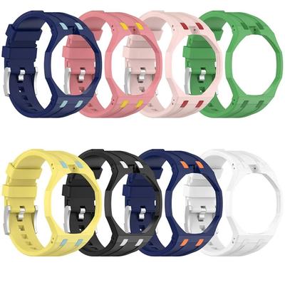 Бампер-чехол из ПК + силиконовый ремешок для карманных часов Swatch X AP Royal Pop для мужчин и женщин