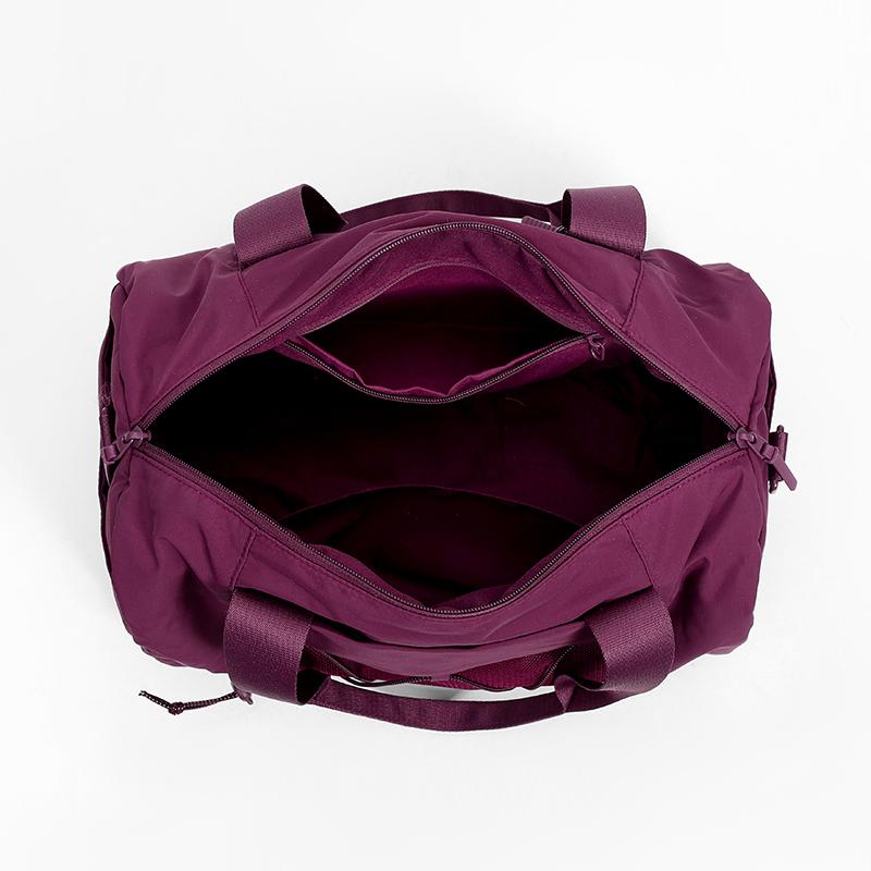 Luggage Bag Large Capacity Foldable Storage Bag Solid Color Water-Repellent Travel Bag