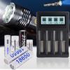 4 слота USB Smart ЖК-дисплей 18650 26650 16340 Зарядное устройство для литиевой батареи 3,7 В