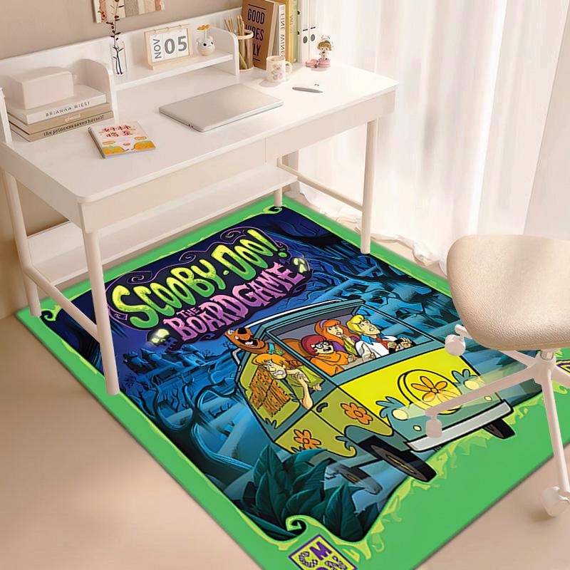 Halloween cartoon comedy adventure movie Scooby-Doo carpet is suitable for living room and bedroom doormats office balcony decorative carpet V2
